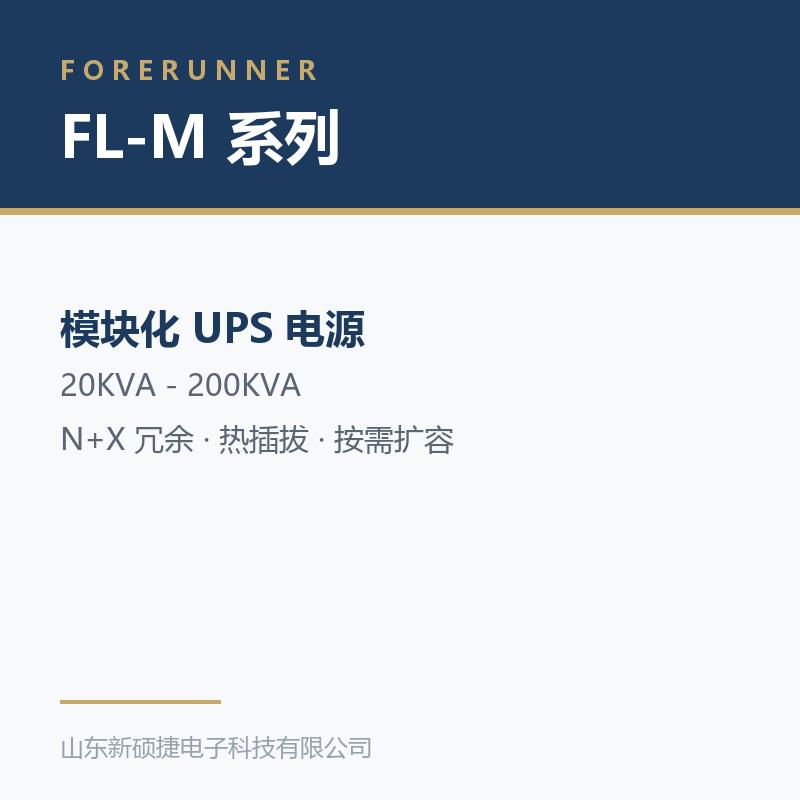 FL-M 系列模块化 UPS(烟台市UPS电源)